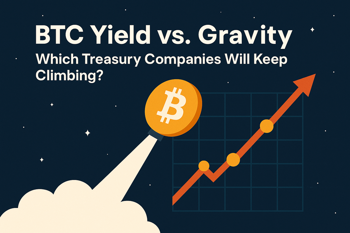 BTC Yield vs. Gravity: Which Treasury Companies Will Keep Climbing?